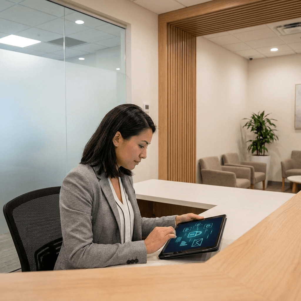 Secure patient messaging workflow in a modern TRT clinic